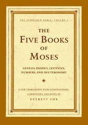 Cover of: The Five Books of Moses by Everett Fox