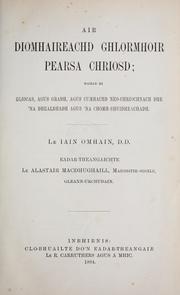 Cover of: Air diomhaireachd ghlormhoir pearsa Criosd by John Owen