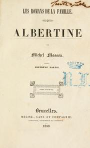 Cover of: Albertine