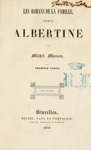 Cover of: Albertine by Michel Masson