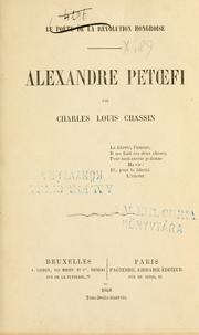 Cover of: Alexandre Petoefi, le po©Łete de la r©Øevolution hongrois