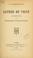 Cover of: Alfred de Vigny, contribution a sa biographie intellectuelle.