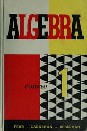 Cover of: Algebra: its key concepts and fundamental principles : course 1[-2]