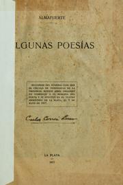 Cover of: Algunas poesías [por] Almafuerte