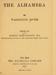 Cover of: The Alhambra by Washington Irving, Washington Irving