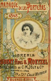 Cover of: Almanaque de las porteñas para el año 1898. by 