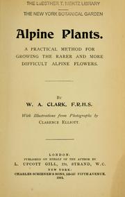 Alpine plants by W. A. Clark