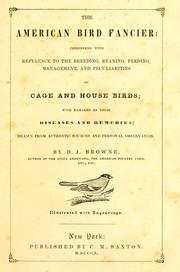 Cover of: The American bird fancier by D.J. Browne