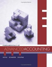 Cover of: Fundamentals of Advanced Accounting by HOYLE, Joe Ben Hoyle, Thomas Schaefer, Timothy Doupnik