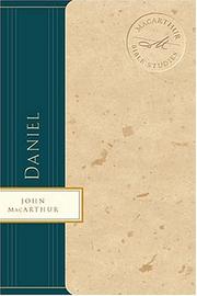 Cover of: Daniel: God's Control Over Rulers and Nations (MacArthur Bible Studies)