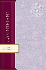 Cover of: 1 Corinthians: Godly Solutions for Church Problems (MacArthur Bible Studies)