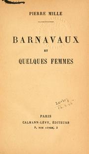 Cover of: Barnavaux et quelques femmes.