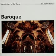 Cover of: Baroque: Italy and Central Europe