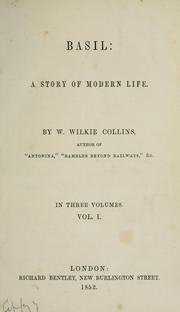 Cover of: Basil by Wilkie Collins