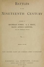 Cover of: Battles of the nineteenth century
