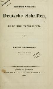 Cover of: Deutsche Schriften: neue und verbesserta. Abth. II, III, und V.