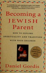 Cover of: Becoming a Jewish parent
