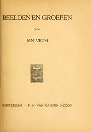 Cover of: Beelden en groepen. by Jan Pieter Veth