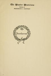 Cover of: Beethoven. by Frederick James Crowest