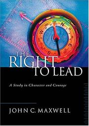Cover of: The Right To Lead