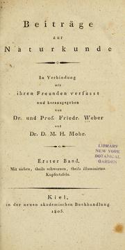 Cover of: Beiträge zur Naturkunde.