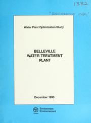 Cover of: Belleville Water Treatment Plant