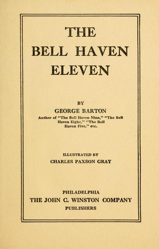 The Bell Haven eleven by George Barton
