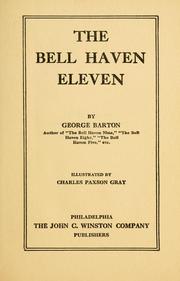 Cover of: The Bell Haven eleven by George Barton