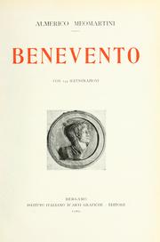 Cover of: Benevento by Almerico Meomartini