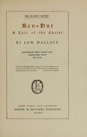 Cover of: Ben-Hur; a tale of the Christ. by Lew Wallace