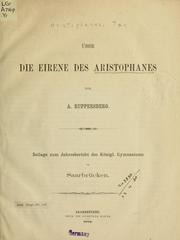 Über die Eirene des Aristophanes by A. Ruppersberg