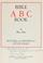 Cover of: Bible ABC book