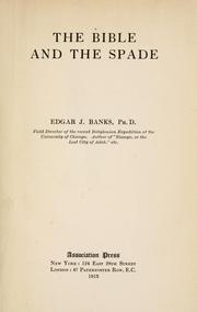 Cover of: Bible and the spade