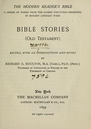 Cover of: Bible stories (Old Testament)