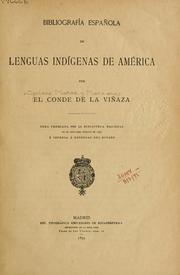 Bibliografia Española de lenguas indígenas de América by Viñaza, Cipriano Muñoz y Manzano conde de la