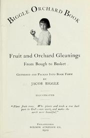 Cover of: Biggle orchard book by Jacob Biggle