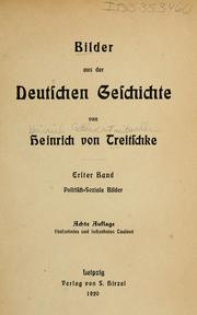Cover of: Bilder aus der deutschen geschichte