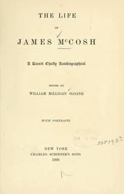 Cover of: The life of James McCosh by McCosh, James