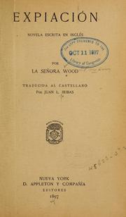 Cover of: Expiación: novela escrita en inglés