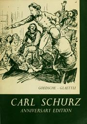 Cover of: Carl Schurz