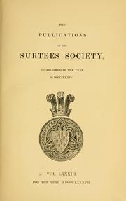 Cover of: Cartularium abbathiæ de Rievalle: Ordinis cisterciensis fundatæ anno MCXXXII.