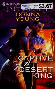Cover of: Captive of the desert king