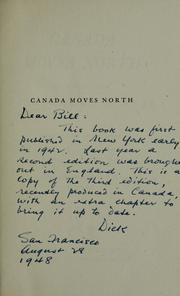 Cover of: Canada moves North by Richard Finnie