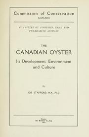 Cover of: Canadian oyster | Joseph Stafford