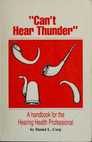 Cover of: "Can't hear thunder"