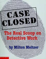 Cover of: Case closed by Milton Meltzer