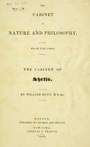 Cover of: The cabinet of nature and philosophy by William Hunt