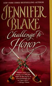 Cover of: Challenge to Honor by Jennifer Blake