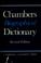 Cover of: Chambers biographical dictionary.