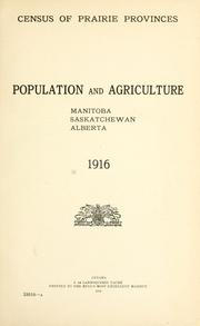 Cover of: Census of prairie provinces. by Canada. Census and Statistics Office., Canada. Census and Statistics Office.